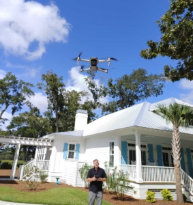 Steven Artner, Owner Battery Creek Home Inspections using drone