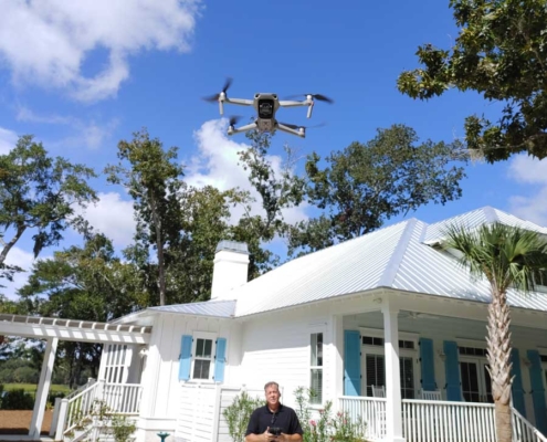 Steven Artner, Owner Battery Creek Home Inspections using drone